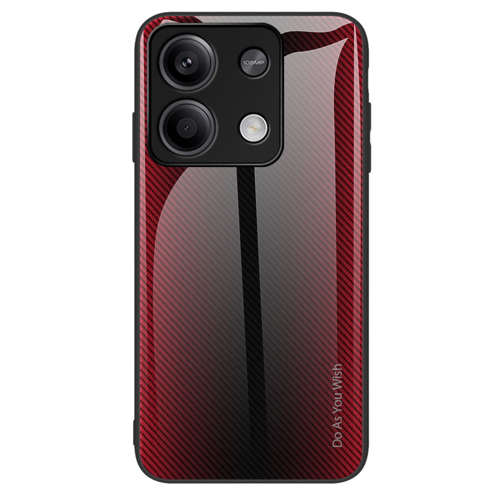 For Xiaomi Redmi Note 13 5G Case Tempered Glass Back Soft TPU Frame Phone Cover For Xiaomi Redmi Note 13 5G Case Tempered Glass Back Soft TPU Frame Phone Cover